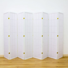Shoji 8 Panel Rice Paper Room Divider